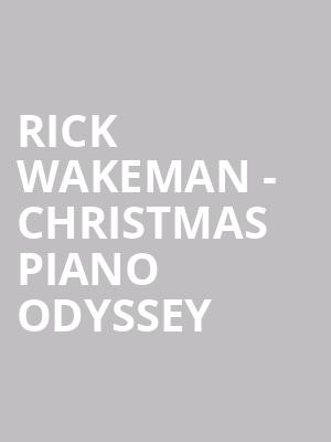 Rick Wakeman - Christmas Piano Odyssey at Union Chapel